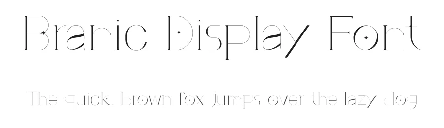 Branic Display Font by Omar Alguayyaid — Sans Serif Font