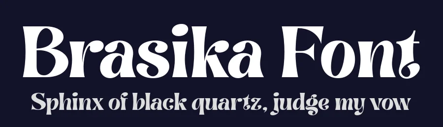 Brasika Font by Nurrontype — Serif Font — thumbnail 2