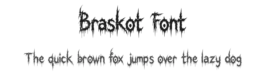 Braskot Font by Yoga Letter — Display Font