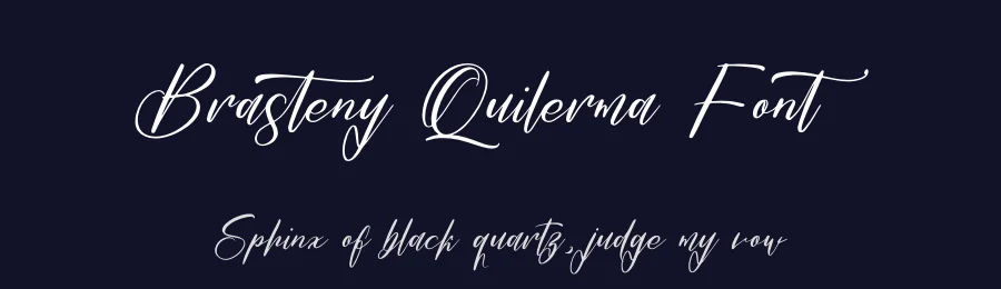 Brasteny Quilerma Font by letterenastudios — Script Handwritten Font — thumbnail 2