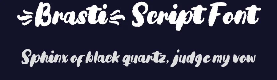 Brasti Script Font by vaiminit — Script Handwritten Font — thumbnail 2