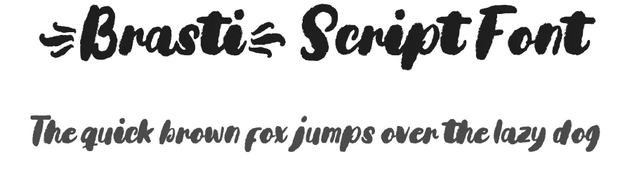 Brasti Script Font by vaiminit — Script Handwritten Font