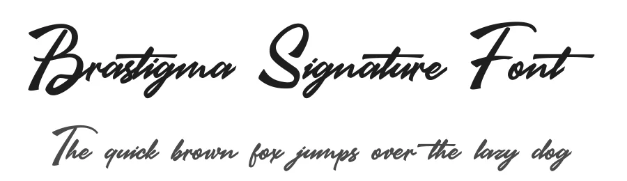 Brastigma Signature Font by Basnistudio — Script Handwritten Font