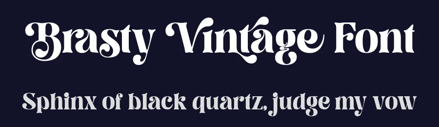 Brasty Vintage Font by holyline design — Serif Font — thumbnail 2