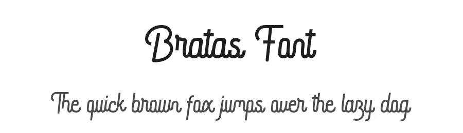 Bratas Font by yontype — Decorative Font