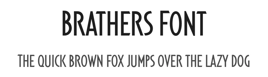 Brathers Font by Sensatype Studio — Sans Serif Font