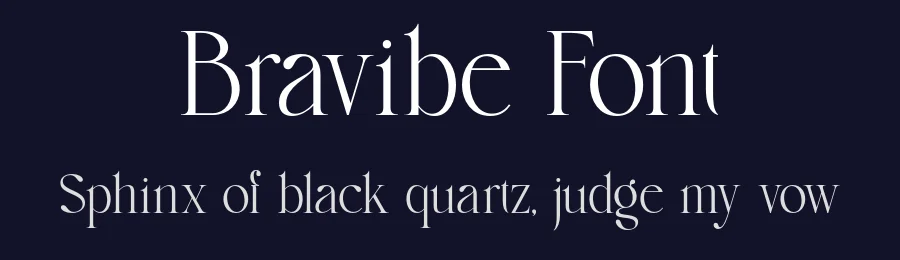 Bravibe Font by burntilldead — Serif Font — thumbnail 2