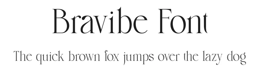 Bravibe Font by burntilldead — Serif Font
