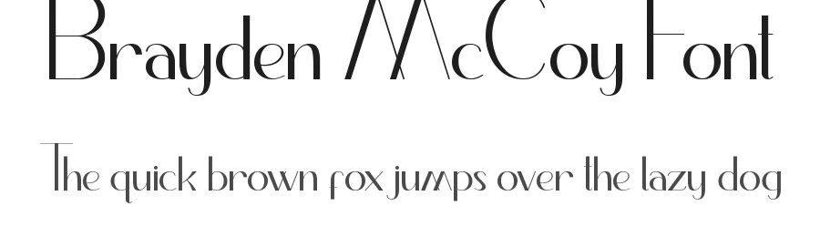 Brayden McCoy Font by CalligraphyFonts.net — Sans Serif Font