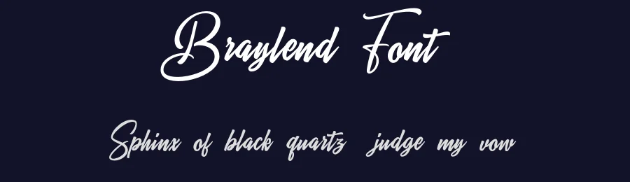 Braylend Font by tebaltipiss — Script Handwritten Font — thumbnail 2