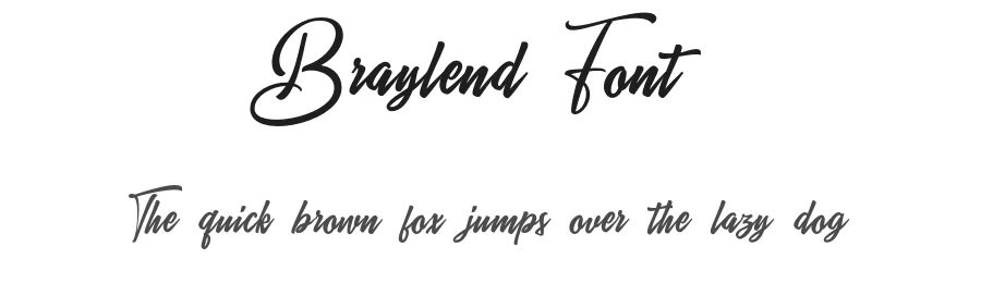 Braylend Font by tebaltipiss — Script Handwritten Font