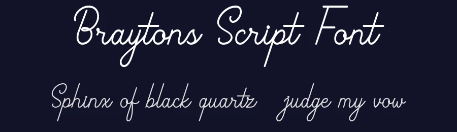 Braytons Script Font by kerismaker — Script Handwritten Font — thumbnail 2