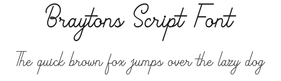 Braytons Script Font by kerismaker — Script Handwritten Font