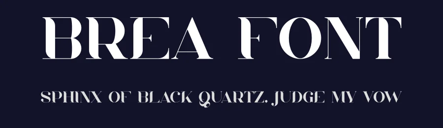 Brea Font by vpcreativeshop — Serif Font — thumbnail 2