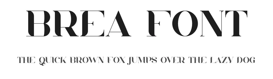 Brea Font by vpcreativeshop — Serif Font