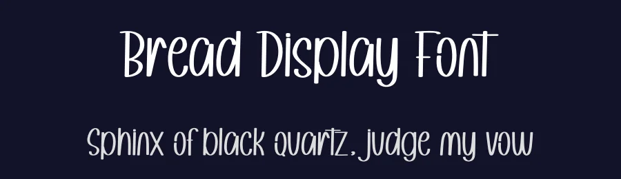 Bread Display Font by andikastudio — Display Font — thumbnail 2