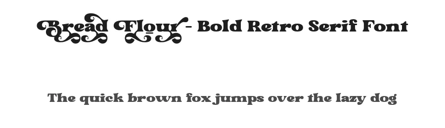 Bread Flour – Bold Retro Serif Font by Prioritype Co — Display Font