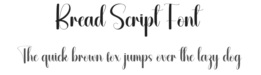 Bread Script Font by andikastudio — Script Handwritten Font