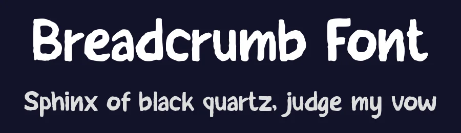 Breadcrumb Font by Pinisi ART — Decorative Font — thumbnail 2