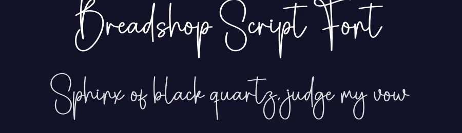Breadshop Script Font by creativeletter — Script Handwritten Font — thumbnail 2