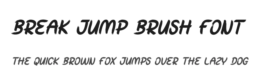 Break Jump Brush Font by creativeletter — Script Handwritten Font