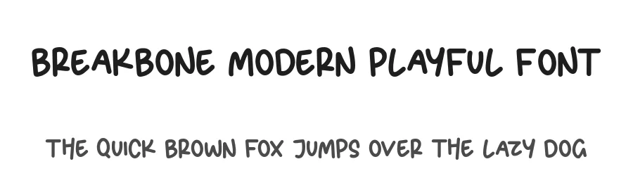 BREAKBONE Modern Playful Font by balpirick — Display Font