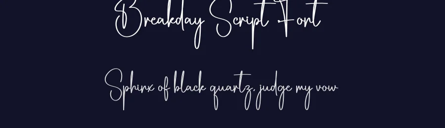 Breakday Script Font by creativeletter — Script Handwritten Font — thumbnail 2