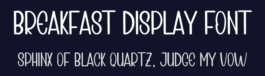 Breakfast Display Font by inermediaSTUDIO — Display Font — thumbnail 2