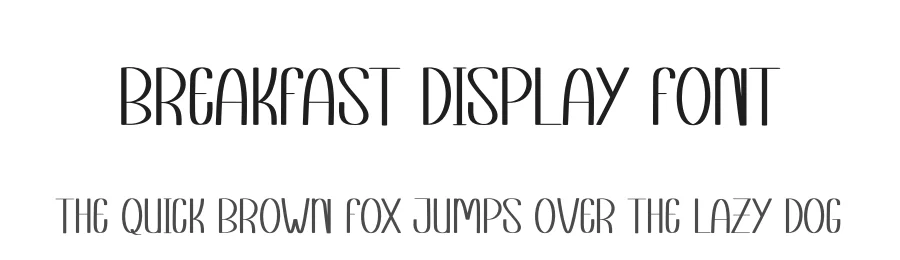 Breakfast Display Font by andikastudio — Script Handwritten Font