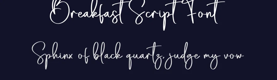 Breakfast Script Font by creativeletter — Script Handwritten Font — thumbnail 2