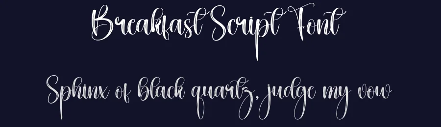 Breakfast Script Font by creativeletter — Script Handwritten Font — thumbnail 2