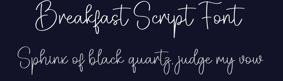 Breakfast Script Font by creativeletter — Script Handwritten Font — thumbnail 2