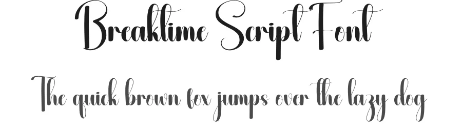 Breaktime Script Font by andikastudio — Script Handwritten Font