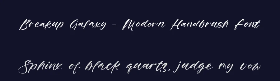 Breakup Galaxy – Modern Handbrush Font by stylishtype.co — Script Handwritten Font — thumbnail 2