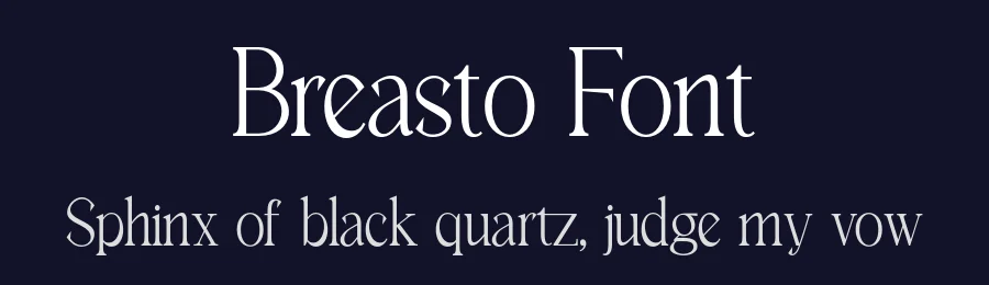 Breasto Font by tebaltipiss — Serif Font — thumbnail 2