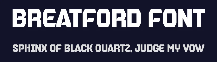 Breatford Font by Studio TRQ — Display Font — thumbnail 2