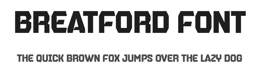 Breatford Font by Studio TRQ — Display Font