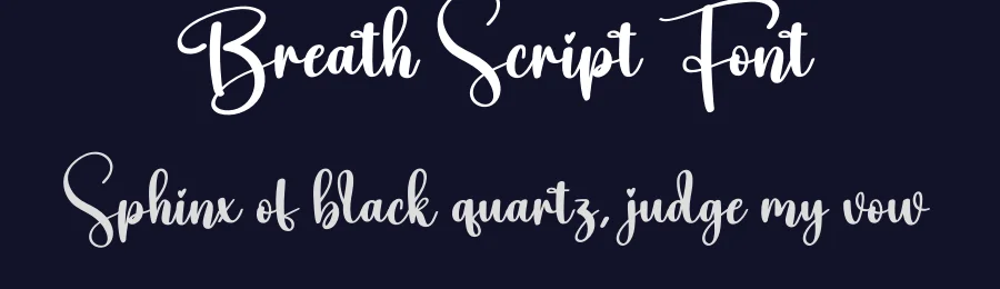 Breath Script Font by creativeletter — Script Handwritten Font — thumbnail 2