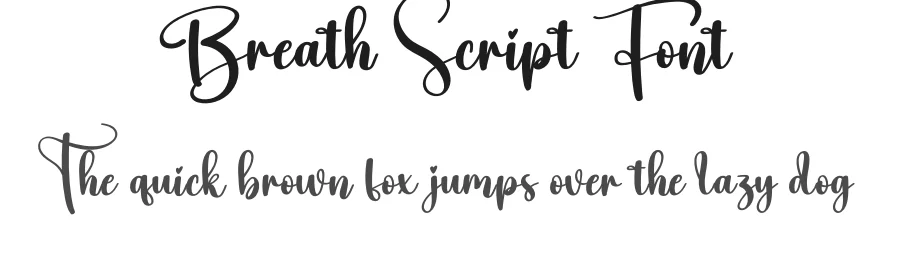 Breath Script Font by creativeletter — Script Handwritten Font