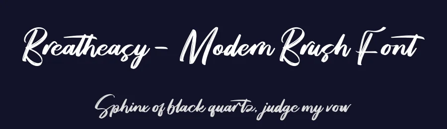 Breatheasy – Modern Brush Font by letterenastudios — Script Handwritten Font — thumbnail 2
