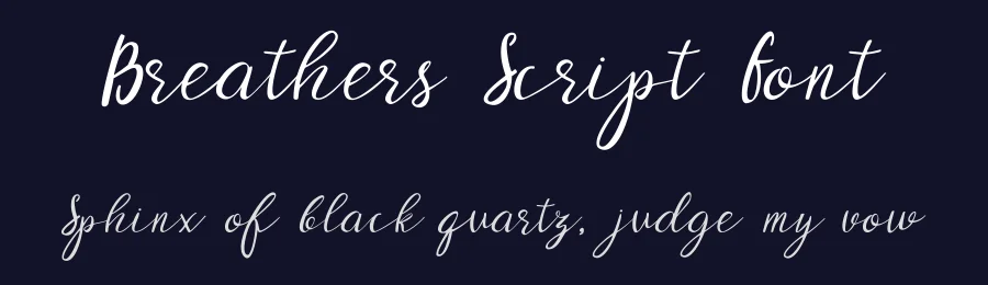 Breathers Script Font by Gfont — Script Handwritten Font — thumbnail 2