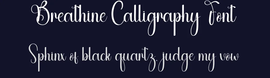 Breathine Calligraphy Font by andikastudio — Script Handwritten Font — thumbnail 2