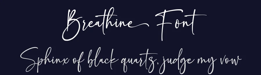 Breathine Font by MJB Letters — Script Handwritten Font — thumbnail 2