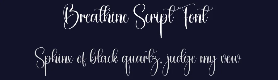 Breathine Script Font by creativeletter — Script Handwritten Font — thumbnail 2