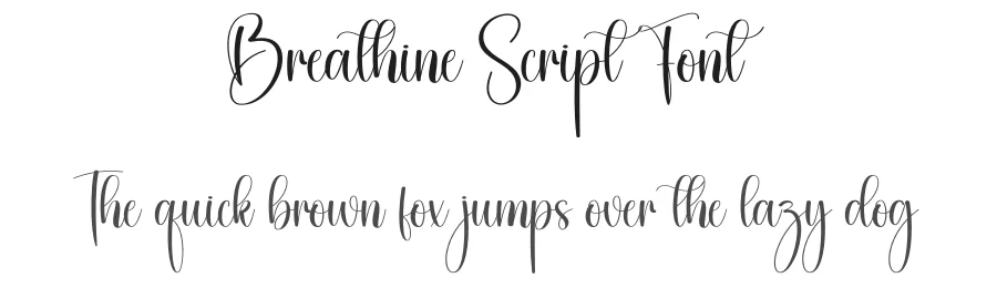 Breathine Script Font by creativeletter — Script Handwritten Font