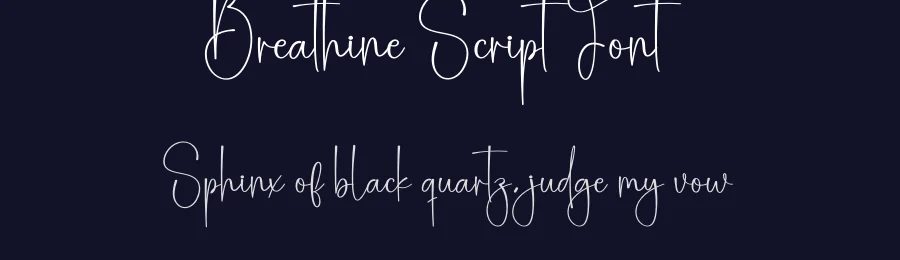Breathine Script Font by creativeletter — Script Handwritten Font — thumbnail 2