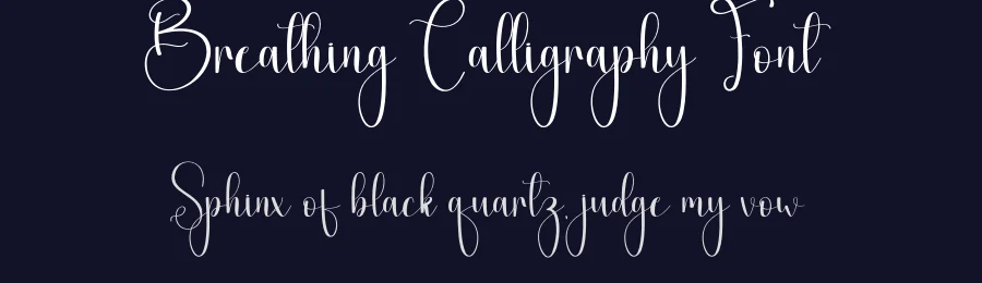 Breathing Calligraphy Font by andikastudio — Script Handwritten Font — thumbnail 2