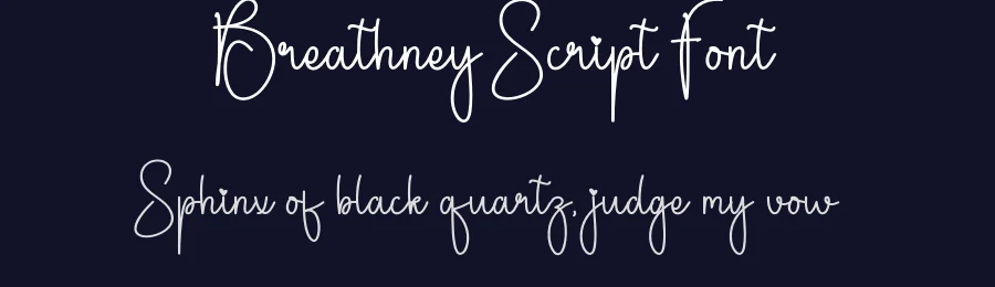 Breathney Script Font by andikastudio — Script Handwritten Font — thumbnail 2