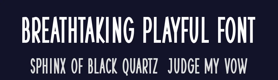 Breathtaking Playful Font by Hanna Bie — Display Font — thumbnail 2