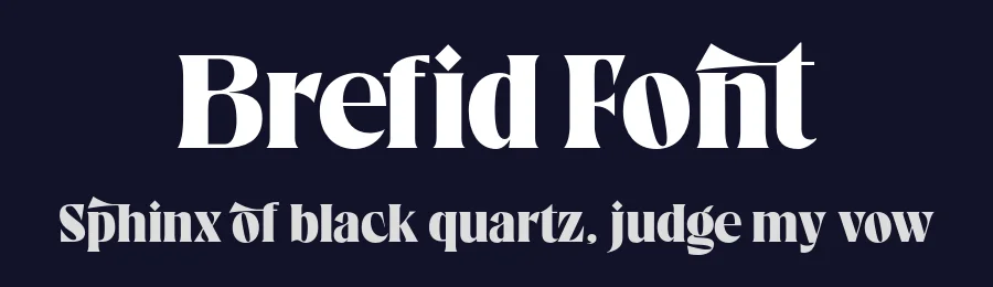 Brefid Font by gianstudio12 — Serif Font — thumbnail 2